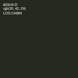 #232A1D - Log Cabin Color Image